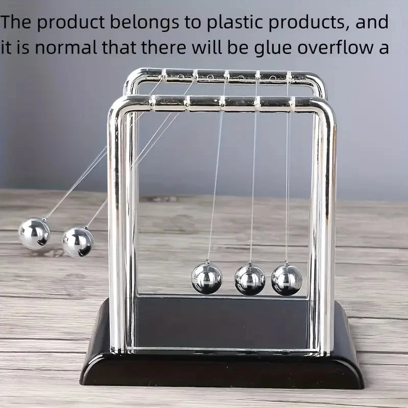 Newton's Cradle Balance Steel Ball Desktop Toy Stress Relief Gift Home Decoration Ideal for Physics Science Education