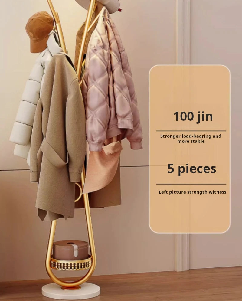 Corner Shelf Bedroom Organizer Storage Rack Short Eye-Catching ENTRANCE HALL Floor Coat Rack for Living Room Bag Hanger