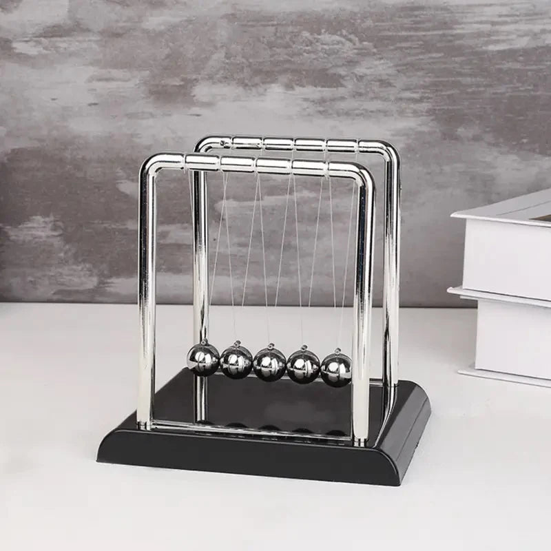 Newton's Cradle Balance Steel Ball Desktop Toy Stress Relief Gift Home Decoration Ideal for Physics Science Education