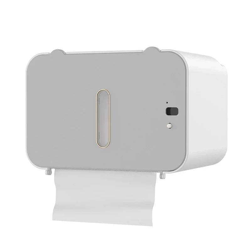 Induction Toilet Paper Holder Shelf Automatic Paper Out Wc Paper Rack Wall-Mounted Toilet Paper Dispenser Bathroom Accessories