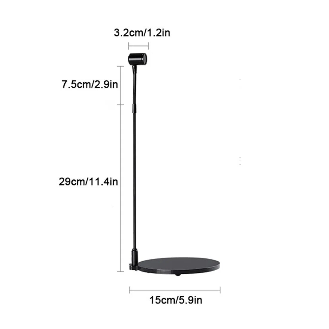 USB Grow Light for Indoor Plants LED Plant Lamp with Stand Flexible Gooseneck Height Adjustable Sun Growing Lamp