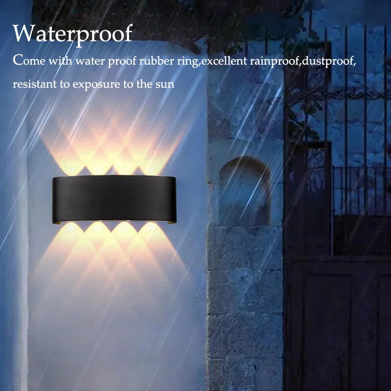 Modern LED Wall Light for Outdoor Indoor Use 2W-10W White Black Version for Home Garden Bedroom Corridor