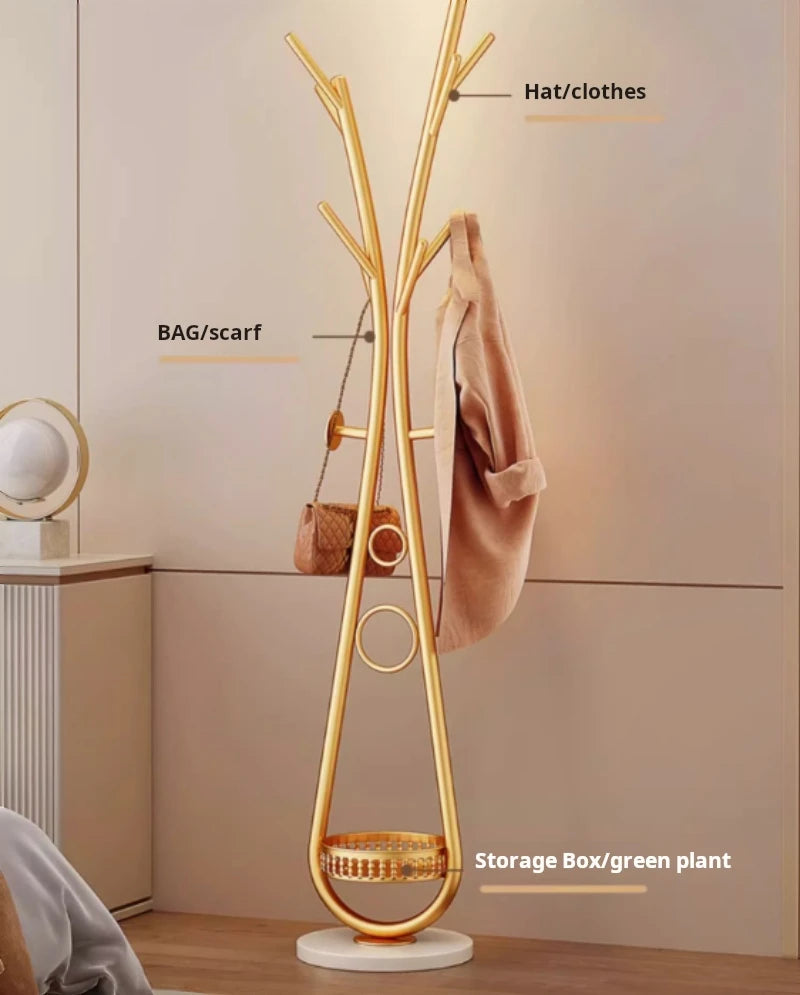 Corner Shelf Bedroom Organizer Storage Rack Short Eye-Catching ENTRANCE HALL Floor Coat Rack for Living Room Bag Hanger