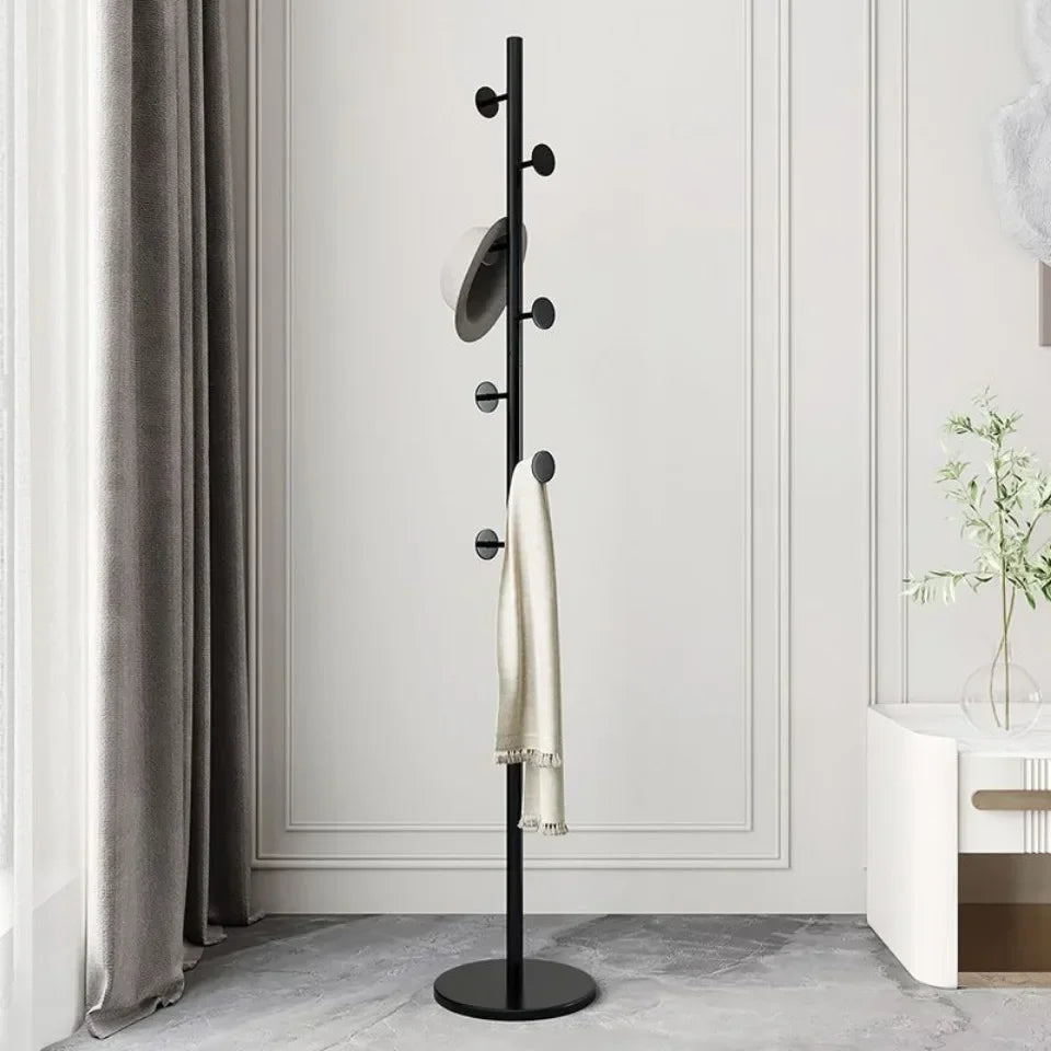 Minimalist Floor To Ceiling Metal Storage Hangers Bag Hangers for Bedrooms Home Use Eye Catching Short Coat Racks