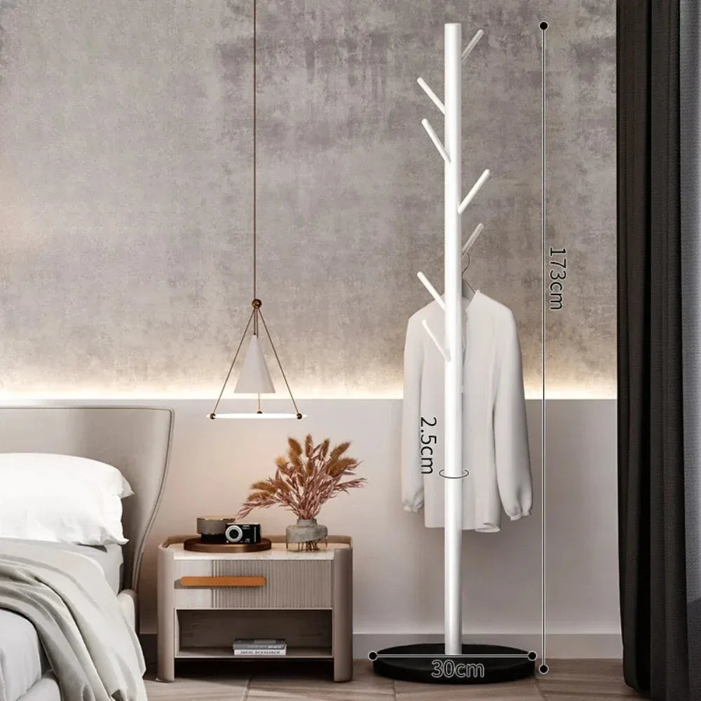 Minimalist Floor To Ceiling Metal Storage Hangers Bag Hangers for Bedrooms Home Use Eye Catching Short Coat Racks